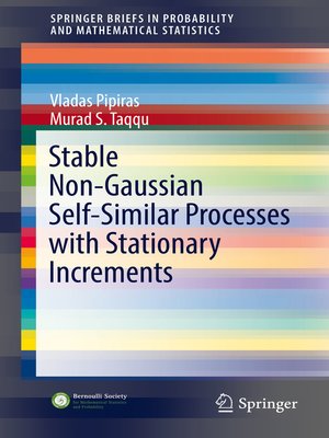 cover image of Stable Non-Gaussian Self-Similar Processes with Stationary Increments
